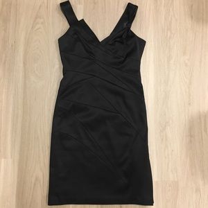 Asymmetrical Max & Cleo Little Black Dress